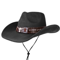 Pălărie cowboy Taur neagră