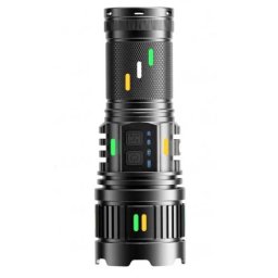 Lanterna profesionala COBA G401Y putere 300W fiabilitate si tehnologie avansata 4 acumulatori 18650 Incarcare USB