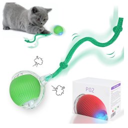 Jucarie interactiva tip minge pentru caini si pisici P02 USB reincarcabila 3 moduri de functionare