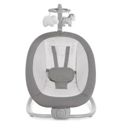 Balansoar copii electric 3 in 1 cu plasa tantari perna deteasabila jucarii incluse bluetooth USB telecomanda