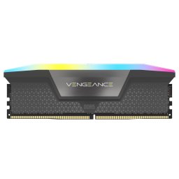 Corsair Memorie DDR5, 16GB, 5600MT/s, C40, 1.25V, AMD/Intel, Gri, RGB, VENGEANCE CMH16GX5M1B5600Z40