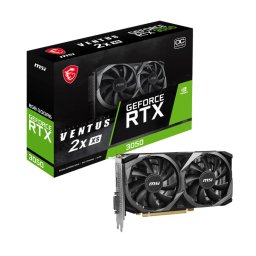 MSI Video Card NVidia RTX 3050 VENTUS 2X XS 8G OC (RTX3050, 8GB GDDR6 128bit, HDMI, DPx3, 1x8pin, 130W)