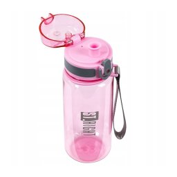 Sticla pentru apa din plastic, 500 ml, St. Right, Pink and Grey