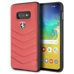 FERRARI Heritage fixat Piele dur toc Samsung Galaxy S10 Lite roșu