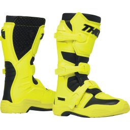 Cizme copii atv cross Thor Blitz XR, culoare galben negru, marime 34
