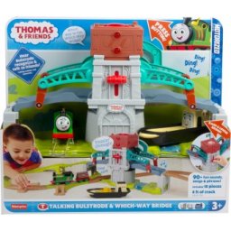 Thomas Friends Toy Train Set Talking Bulstrode Which-Way Bridge HYP43 (limba chineza)
