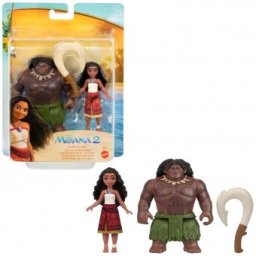 Disney Moana Vaiana set de doua papusi mici Vaiana si Maui JDD45