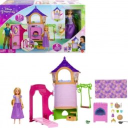 Disney Princess Turnul Printesei cu papusa Rapunzel HLW30