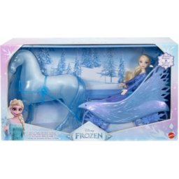 Frozen Elsa Fashion cu rochie si Nokk cu trasura JBG56
