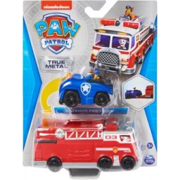 Paw Patrol True Metal Camion de pompieri cu vehicul de colectie Chase Die Cast 6063231