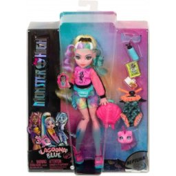 MONSTER HIGH LAGOONA BLUE cu animalut si accesorii HHK55