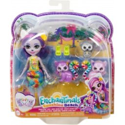 ENCHANTIMALS Lorinda Lemur sunshine beach HRX86