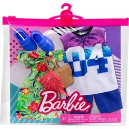 Barbie set de haine Ken si Barbie la plaja HBV72