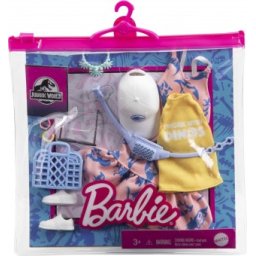 Barbie Jurassic World Pachet cu 10 Accesorii GRD63