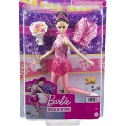 Papusa Barbie Winter Sports Patinatoare pe Gheata HHY27