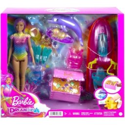 Papusa Barbie Dreamtopia cu ski nautic HBW90
