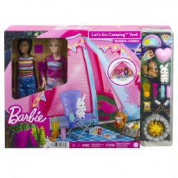 Barbie Lets Go Camping set 2 papusi ,cort HGC18
