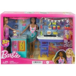 Barbie Set joaca Paja cu 2 Papusi HNK99