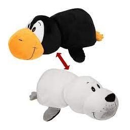 Mascota Jay At Play FlipaZoo 32 cm delfin / foca jucarie de plus