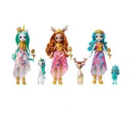 Enchantimals Royals papusa Regina si animal de complanie GYJ11 20cm