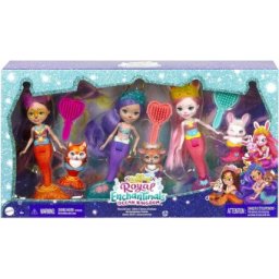 Enchantimals Royal Mermaid Set 3 Papusi sirene HCF87