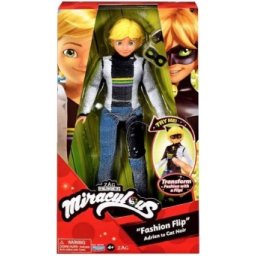 MIRACULOUS Papusa Adrien Motan Noir Fashion Flip P50195