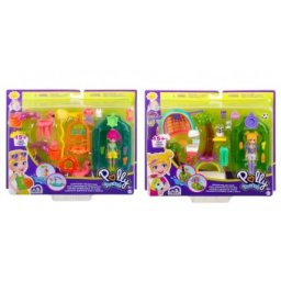 Polly Pocket cu haine,inot si accesorii sportive HDW60