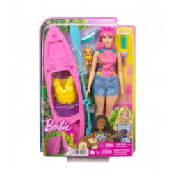 Barbie Papusa Daisy cu caiac HDF75