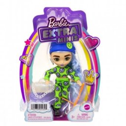 Barbie Extra Minis cu par lung si haine cu emoticoane HGP65
