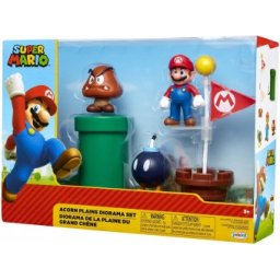 Super Mario set de joaca diorama model Acorn Plains cu figurina 6 cm 85987