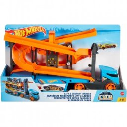 Hot Wheels Camion transportor cu lift in spirala GNM62