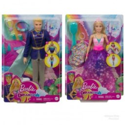 Barbie sau Ken transformabila in sirena Dreamtopia 2in1 GTF91