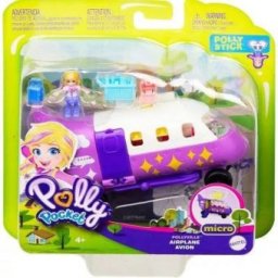 Polly Pocket Set de joaca avion si micro papusa Polly GKL50