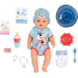 Baby Born 43 cm seria Imbratisari blande Baiatul fermecat cu accesorii 827963