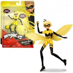 Miraculous Buburuza si Motan Noir Queen Bee figurina articulata 12cm P50405