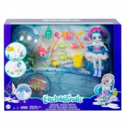 Enchantimals set de joaca iarna la pescuit GJX48