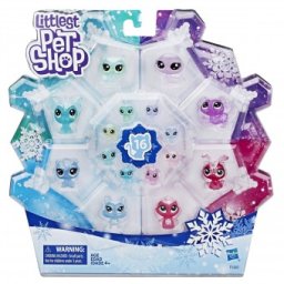 Littlest Pet Shop Set 16 Figurine Animalute Tinutul Inghetat E5480