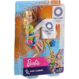 Barbie Tokyo 2020 Papusa Campioana la Escalada GJL75