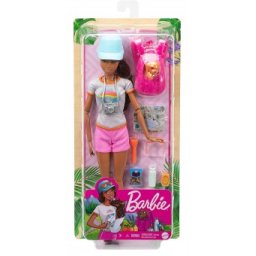Papusa Barbie Drumetie cu Catel GRN66