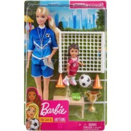 Barbie antrenor de fotbal GLM53
