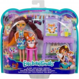 Enchantimals Studio de arta cu Felicity Fox si Flick GBX03