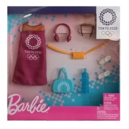Barbie Fashion Set Haine cu Accesorii Tokyo 2020 GJG28