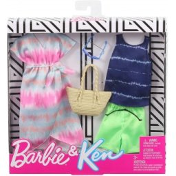 Barbie Fashion Pachet Haine Barbie si Ken Skirt GHX71