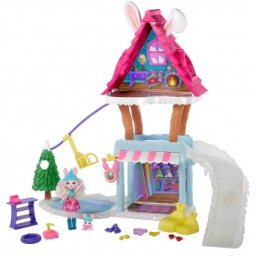 Enchantimals Set Joaca Cabana de Schi cu BEVY BUNNY GRW92