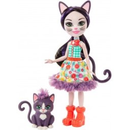 Enchantimals Papusa Ciesta Cat si Climber GFN40