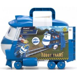 Robot Trains Silverlit Kay valiza pentru depozitat vehicule 80175