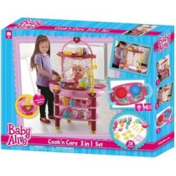 Baby Alive Bucatarie 3in1 pentru papusi 84690