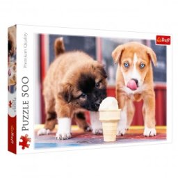 Puzzle Trefl 500 piese Caini mici