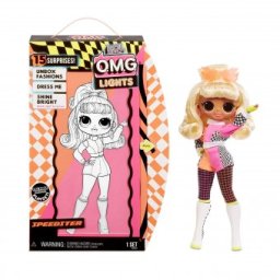 L.O.L. Surprise O.M.G. Lights Speedster papusa cu 15 Accesorii 565161