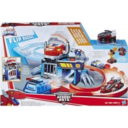 Transformers Rescue Bots Flip Racers Chomp and Chase Raceway C0216